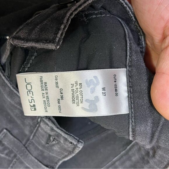 Joe's Jeans Women's Size 27 Black Low-Rise Charlene Wash Skinny Jeans. - Picture 5 of 12